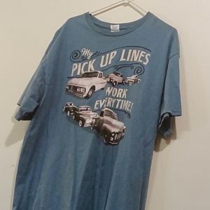 Distressed t-shirt size big and tall